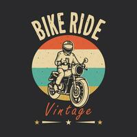 Adventure vintage graphic motorcycle ride t shirt design vector