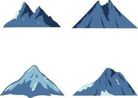 International Mountain Day With Modern Abstract Design. Vector Illustration Set.