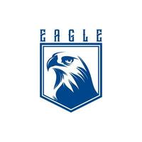 vector of an eagle's head in an emblem