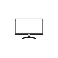 computer monitor icon vector