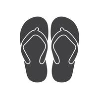 flip flop icon vector