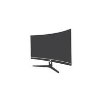 computer monitor icon vector