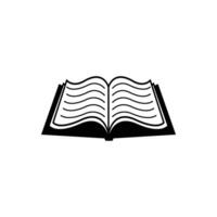 icono de libro abierto vector