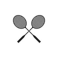 badminton racket icon vector