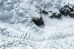 Northern Patagonian Ice Field, Aerial view, Laguna San Rafael National Park, Aysen Region, Patagonia, Chile photo