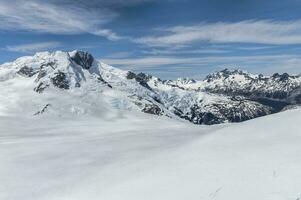 Northern Patagonian Ice Field, Aerial view, Laguna San Rafael National Park, Aysen Region, Patagonia, Chile photo