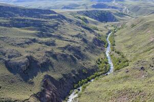 Arid landscape, Coyhaique Alto, Aysen Region, Patagonia, Chile photo