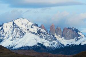 Cuernos del Paine and the Torres, Torres del Paine National Park, Chilean Patagonia, Chile photo