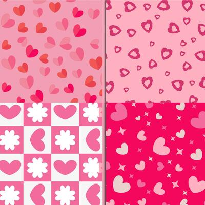 Valentine's Day seamless pattern .