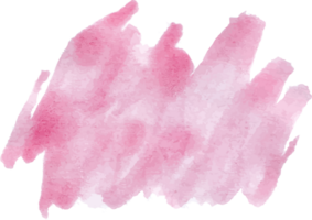 pink wet watercolor element png