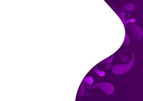 Abstract vector background. Purple-colored with wave patterns. Featuring a copy space area. Suitable for presentation slides, banners, homepages, websites, covers, and wallpapers.