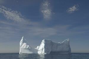 Ocean Harbour, Floating Icebergs, South Georgia Island, Antarctic photo