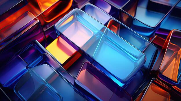 AI generated Colorful textured background vibrant pattern. Created with Generative AI photo