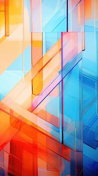 AI generated Colorful textured background vibrant pattern. Created with Generative AI photo