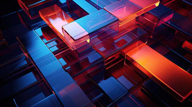 AI generated Colorful textured background vibrant pattern. Created with Generative AI photo