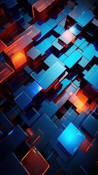 AI generated Colorful textured background vibrant pattern. Created with Generative AI photo