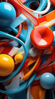 AI generated Colorful textured background vibrant pattern. Created with Generative AI photo