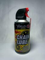 Surakarta, Indonesia - November 20, 2023 Yakuza chain lube, cleaning and lubricating gear and chain. Yakuza japan formula 300ml. photo