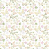 Butterfly pattern design vector