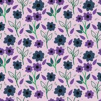 Floral pattern design vector