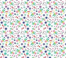 Floral pattern design vector