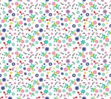 Floral pattern design vector