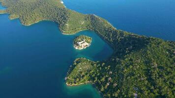 View of Mljet Island in Croatia. The National Park covers the western part of the island, which many regard as the most alluring in the Adriatic, full of lush and varied Mediterranean vegetation video