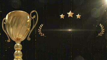 golden award and golden particles background and free opener templates, celebration opener templates, Golden Awards Background Free Video