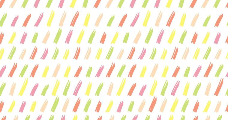 Small dash seamless pattern Dotted lines texture. Candi chocolate color vector hatching doodle organic shapes. Short line dashes Brush hand drawn random strokes Fashion retro print design Illustration