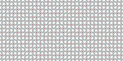 sin costura modelo con circulo conectar forma. metaball puntos icono. integración tecnología simbolos resumen punto movimienot. transición redondo manchas vector textura ilustración aislado blanco antecedentes.