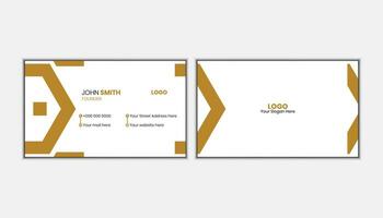 Printed Business Card Template pro Vector. vector