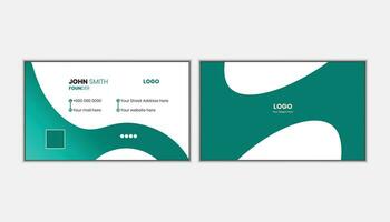 Business Card Template Collection free Vector. vector