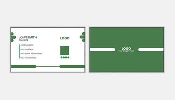 Printed Business Card Template pro Vector. vector