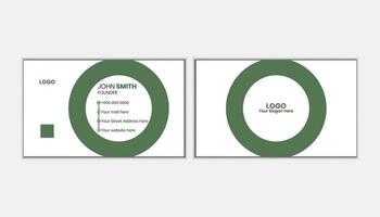 Printed Business Card Template pro Vector. vector