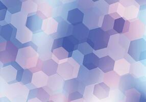 Gradient hexagonal background. vector