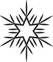 Cute snowflake isolated on white background. vector