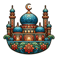 AI generated Cartoon Ramadan Ornaments Beautify Your Ramadan Atmosphere png