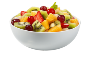 AI generated Fruit Salad on a Transparent Background. AI png