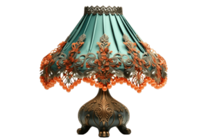 ai generiert elegant Lampe Schatten isoliert auf ein transparent Hintergrund. ai png