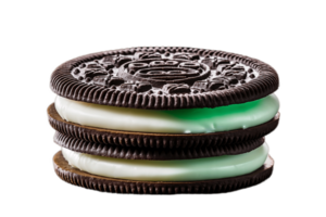 ai genererad oreo kaka isolerat på en transparent bakgrund. ai png