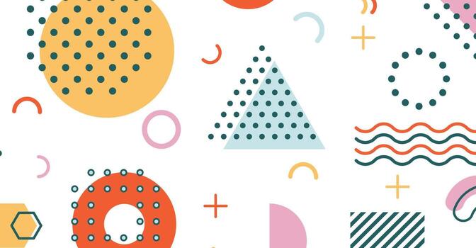 Modern abstract background with geometric elements colorful vector