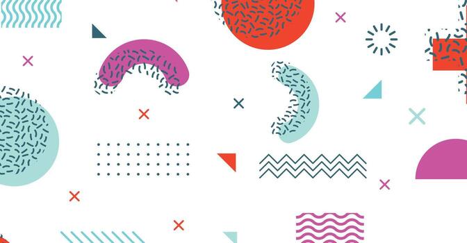 Modern abstract background with geometric elements colorful vector