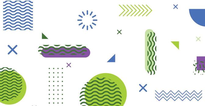 Modern abstract background with geometric elements colorful vector