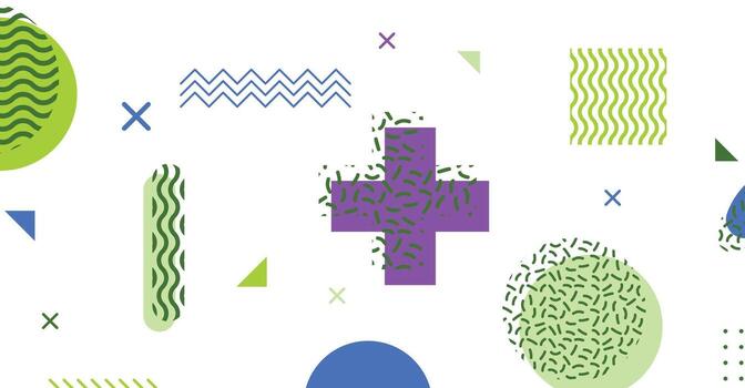 moderno resumen antecedentes con geométrico elementos vistoso vector