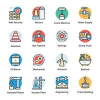 Pack of Construction Icons vector