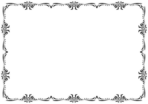 Border and frame vector element with vintage ornament style. Decorative line for frame, page, template, poster, new year greeting card, invitation, certificate.