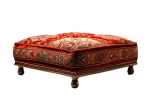 AI generated Ottoman on Transparent Background. AI png