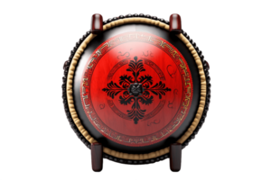 AI generated Taiko Drum on a Transparent Background. AI png