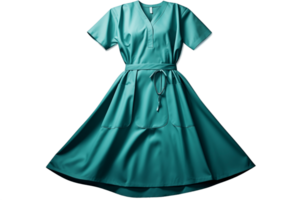 AI generated Medical Gown on Transparent Background. AI png