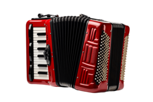 AI generated Accordion on Transparent Background . AI png